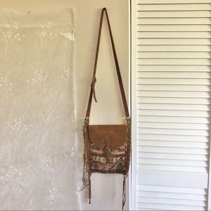 western aztec style crossbody purse 🦋